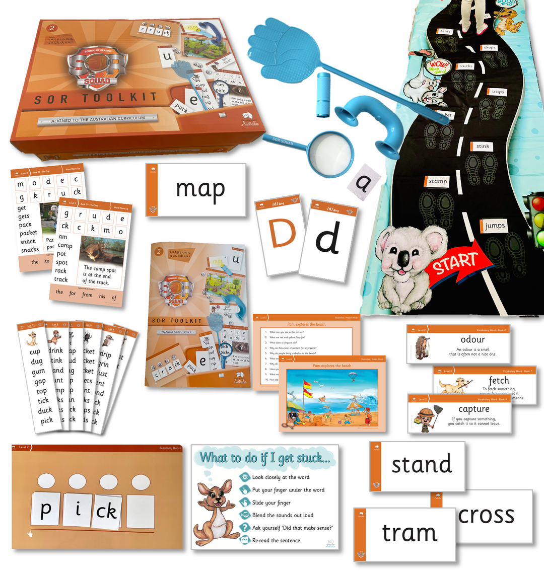 Decodable Readers Level 1-8 - Sound Of Reading Complete Individual Toolkit Bundle