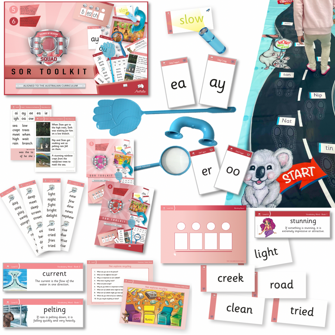 Decodable Readers Level 5&6 - Sound Of Reading Individual Toolkit