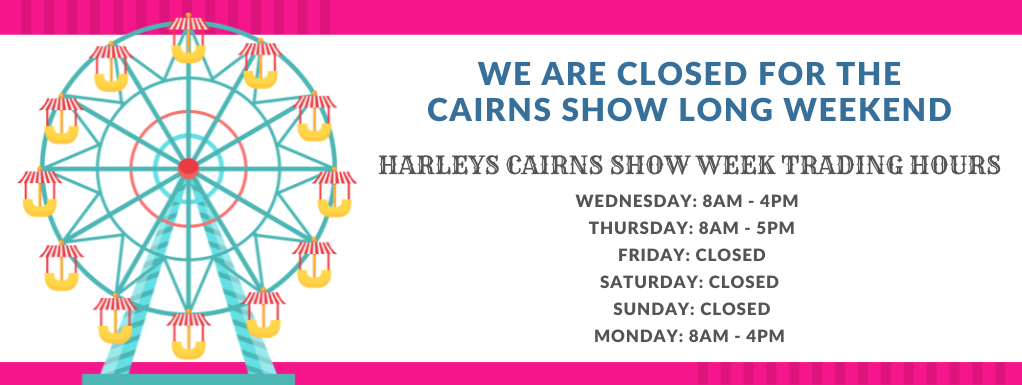 Closed for Cairns Show