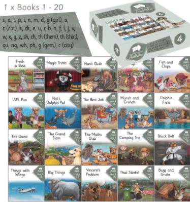 Decodable Readers - Main Fiction Level 4 - Individual Set Of 20 Titles ...