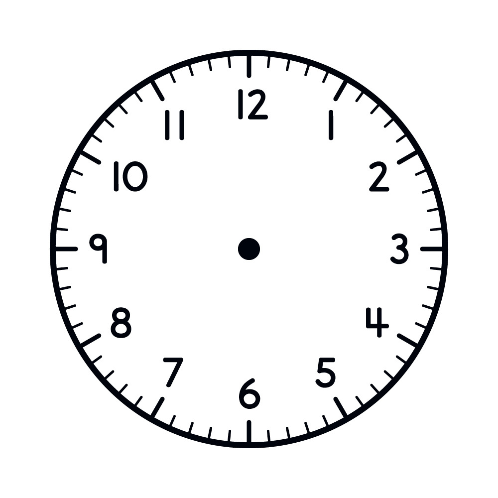 Learning Stamp - Analogue Clock (Large) | Harleys - The Educational ...