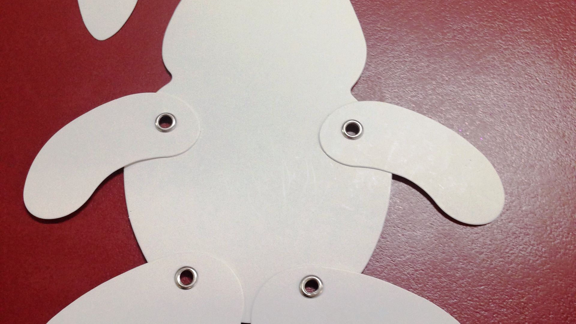 Start with a blank Easter Bunny. Start with a blank Easter Bunny.