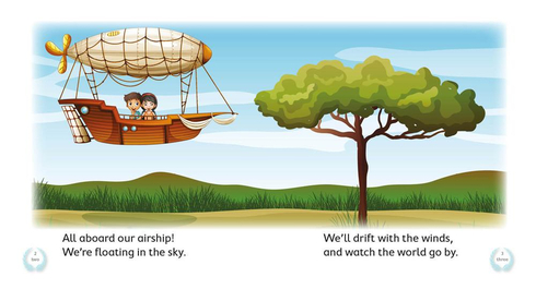 Literacy Tower - Level 10 - Fiction - All Aboard Our Airship - Pack of 6 2770000031721
