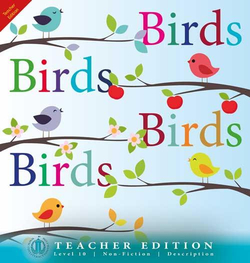 Literacy Tower - Level 10 - Non-Fiction - Birds Birds Birds Birds - Teacher Edition 9781776502219