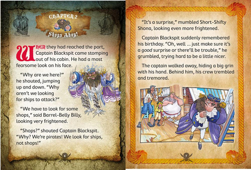 Literacy Tower - Level 24 - Fiction - Blackspit The Buccaneer - Pack of 6 2770000032414
