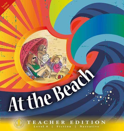 Literacy Tower - Level 8 - Fiction - At The Beach - Teacher Edition 9781776502097