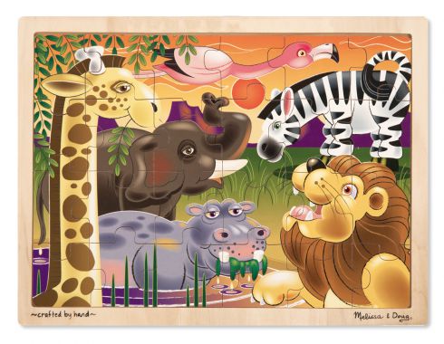 African Plains Wooden Jigsaw Puzzle 24pc 2770000725484