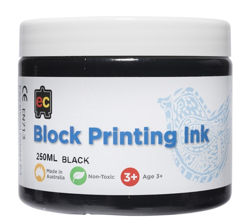 Block Printing 250ml Black 9314289001940