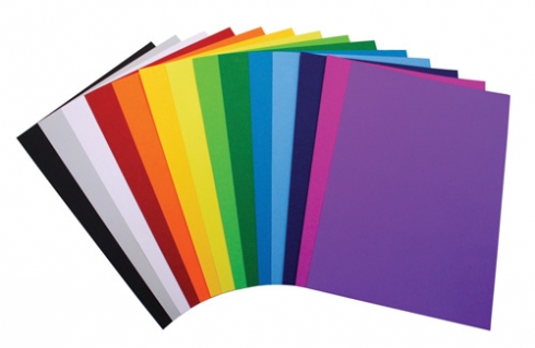 Cardboard A4 Pk 100 125gsm Asst Cols - Rainbow Cover Copy Card 9310703913202