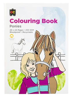 Colouring Book Ponies  9314289015633