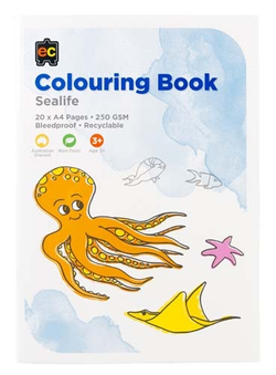 Colouring Book Sea Life  9314289017088