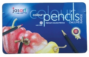 Colour Pencils - Jasart Tin (Pack of 12) 9311960310407