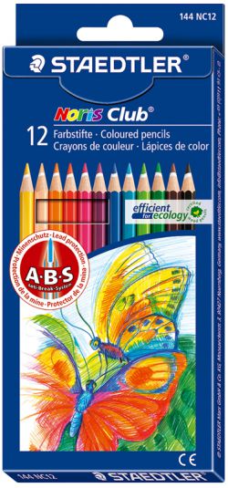 Colour Pencils Pack of 12 Staedtler Noris Club (Pack of 12) 4007817144145