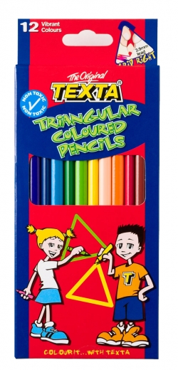 Colour Pencils Texta Triangular Pk 12 9311960321007