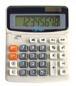 Compact 8 Digit Calculator  9337138107976