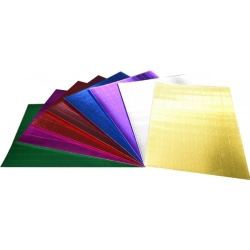 Corrugated Card - Foil Metallic (500mm x 700mm, Pack of 8) 9310355000077