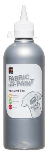 Fabric &amp; Craft Paint 500ml Silver 9314289020705