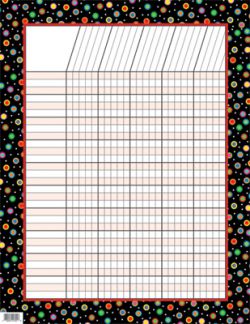 Dots on Black Incentive Chart 2770009246256