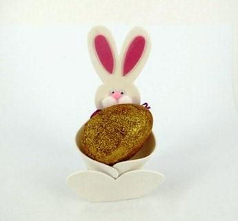 Easter Bunny Egg Holder Craft Kit (10 Piece) 2770009243194