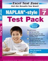 Excel Test Zone - Style Test Pack Year 7 9781741252453
