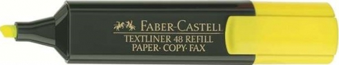 Faber-Castell Textliner Highlighter (Yellow, Each) 9311279950073