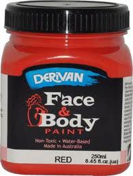 Face Paint (Red, 250ml) 9310097764008