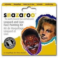 Face Paint Kit Fiery Leopard And Lion - Snazaroo 2770000656313