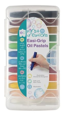 Oil Pastels Set of 12 Easi-Grip  9314289030162
