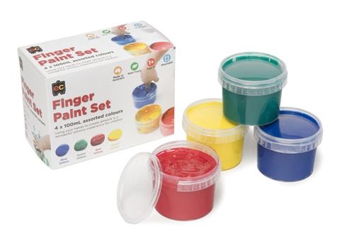 Finger Paint - Set of 4 x 100ml 9314289032005