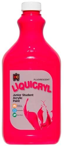 Liquicryl Paint 2L Fluorescent Pink 9314289001643