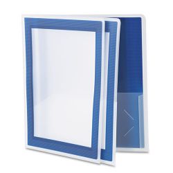 Flexi View Two Pocket Folder Navy 2 Pack 9313596478469