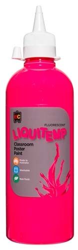 Liquitemp Paint 500ml Fluorescent Pink 9314289001056