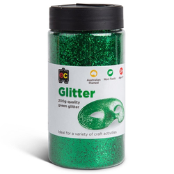 Glitter Jar 200g Green 9314289030858