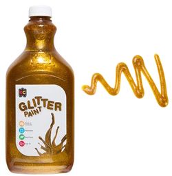 Glitter Paint 2ltr Gold 9314289012816