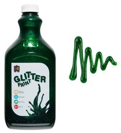 Glitter Paint 2ltr Green 9314289012830