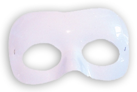 Plastic Half Face Mask  (Each) 9320325419136