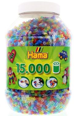 Hama Beads Glitter Colours  (Pack of 15000) 2770000795562