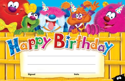 Happy Birthday Furry Friends Recognition Awards 2770000837859