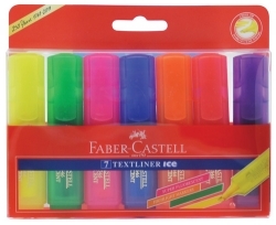 Faber-Castell Textliner Ice Highlighters (Assorted Colours, Pack of 7) 9311279579571