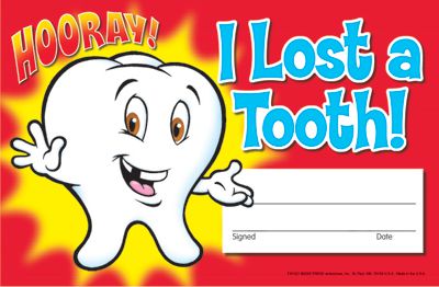 I Lost a Tooth! Recognition Awards 2770000837880