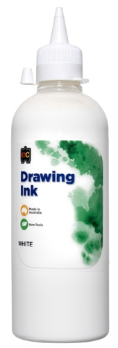 Drawing Ink 500ml White 9314289000448