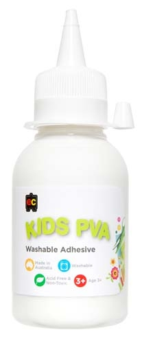 EC Kids Washable PVA Glue 125ml  9314289015336