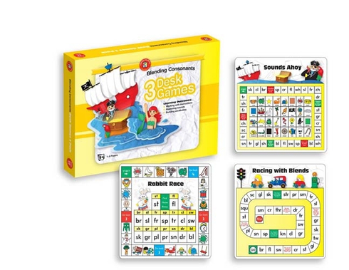 Blending Consonants Desk Games Pack of 3 Games 9314289026547