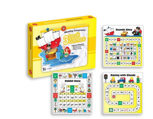 Blending Consonants Desk Games Pack of 3 Games 9314289026547