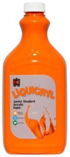 Liquicryl Paint 2L Orange 9314289000684