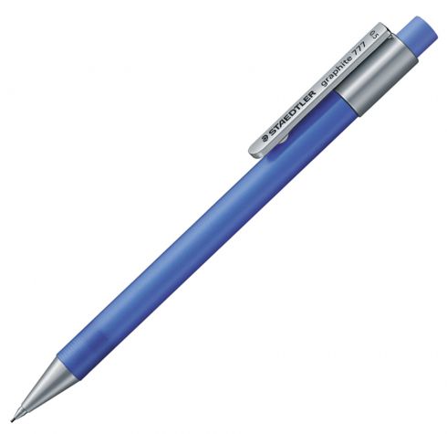 Mechanical Pencil 0.5mm Cobalt Blue Barrel Staedtler Graphite 777 (Each) 4007817777138