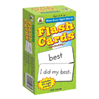More Basic Sight Words Flash Cards CD3911