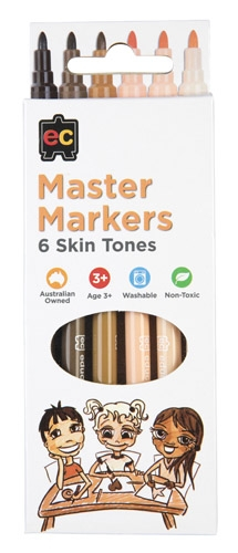 Master Skin Tone Markers Packet of 6 9314289030797