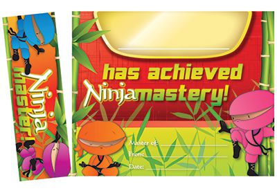 Ninja Mastery Bookmark Awards 2770009241916