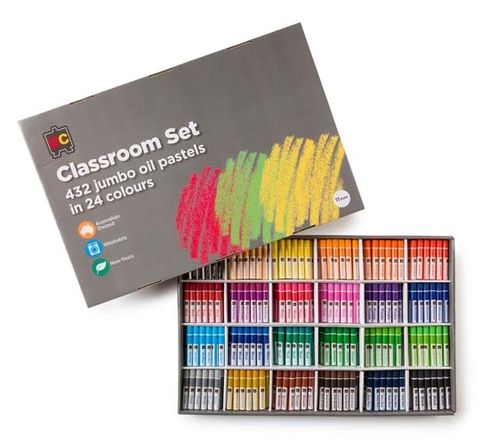 Oil Pastels Jumbo Classroom Set 432 9314289026448